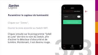Garden Lights Plus | Paramétrer le capteur de luminosité