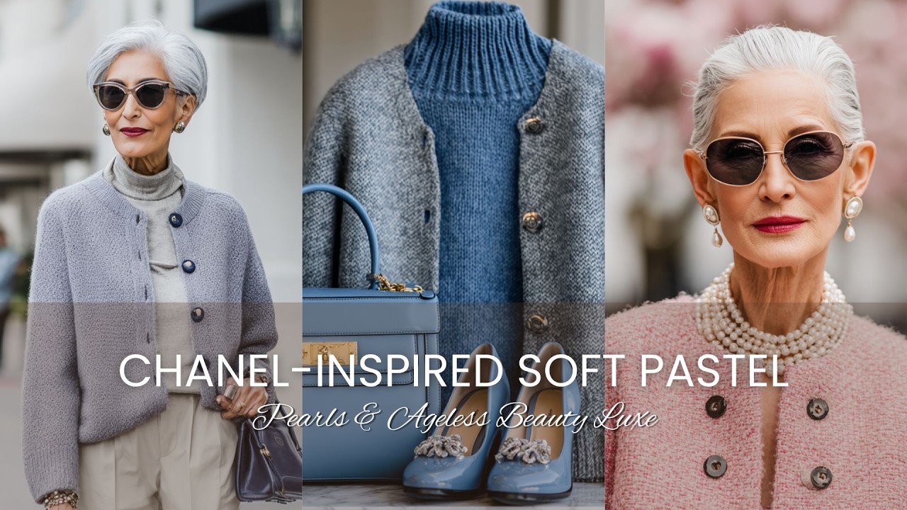 🐚 CHANEL-Inspired Spring-Summer 2026 🦪 Soft Pastel Street Glam: Pearls & Ageless Beauty Luxe 🌺