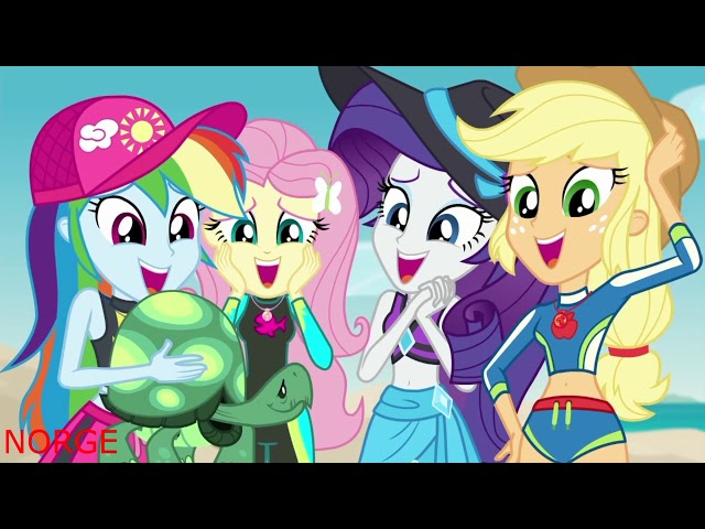 MULTI LANGUAGES) Equestria Girls- RainbowDash,AppleJack,Rarity And