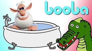 Booba - ep #2 - Crocodile in the bathroom 🐊 - Funny cartoons for kids - Booba ToonsTV