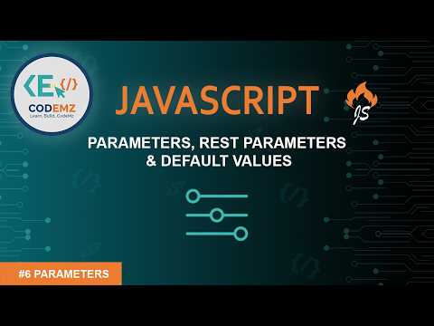 Parameters, Rest Parameters, and Default Values