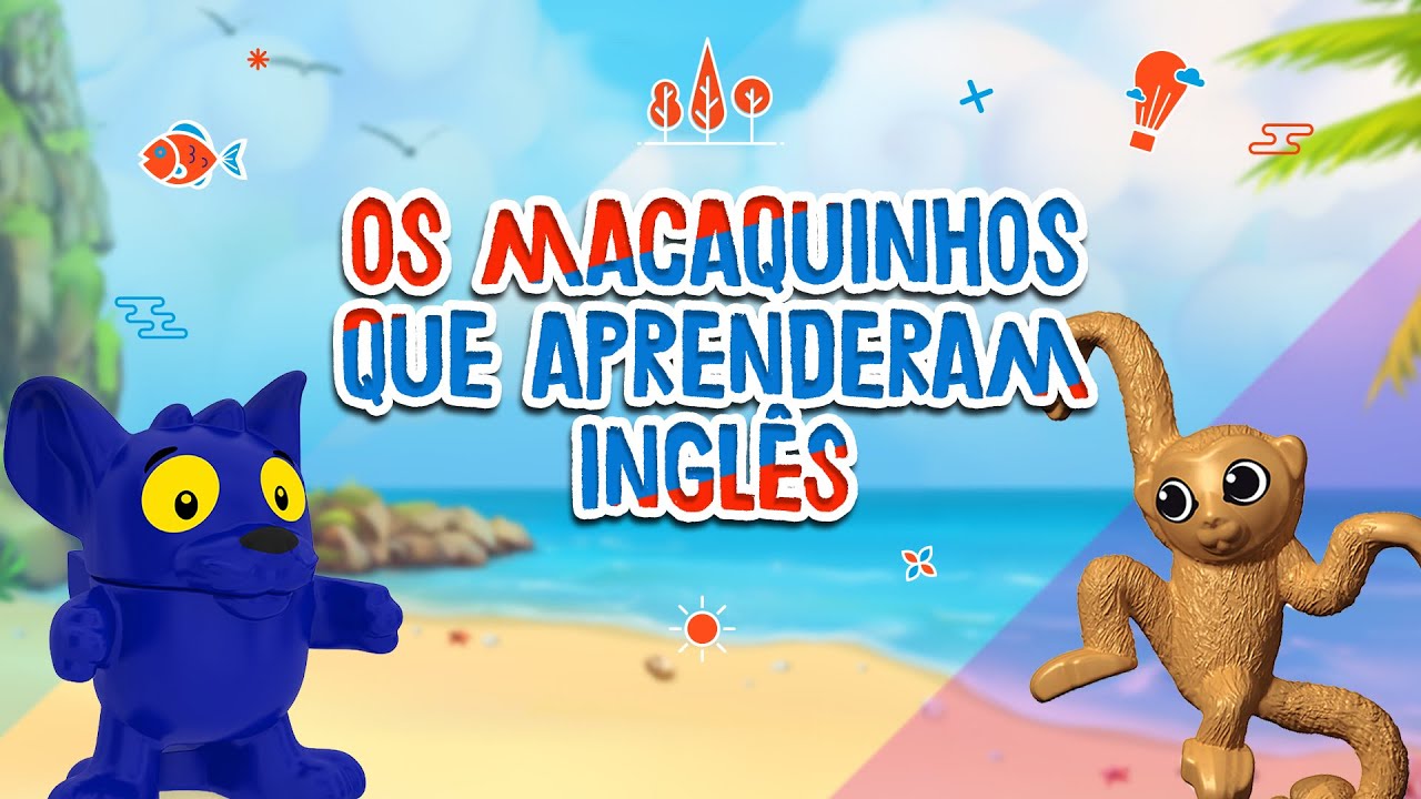 IMAGINE COM KINDER | Os Macaquinhos que Aprenderam Inglês