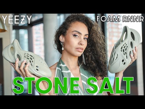 These FOAM RNNR's are NICE! STONE SALT Yeezy Foam RNNR On Foot Review and  How to Style (Outfits) - YouTube