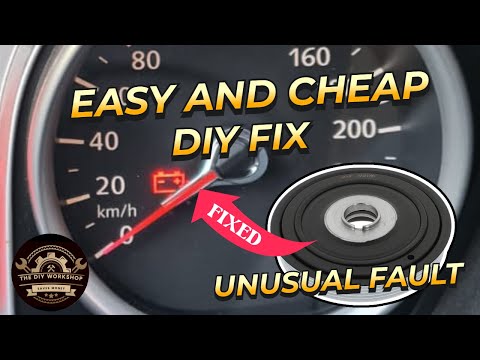 Battery Warning Light Easy Fix DIY Crankshaft Pulley Fault