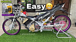 Installing Racing Clutch Spring on Raider 150 | Easy Install | Andreu Cabagyo