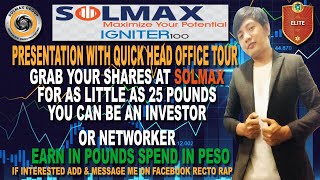 SOLMAX IGNITER100 PRESENTATION WITH QUICK TOUR HEAD OFFICE UK