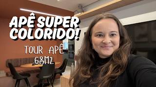 Tour apê 68m2 decorado - Apartamento Terracota e Verde