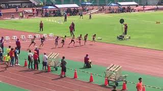 107年青年盃全國田徑錦標賽男童60公尺決賽7秒78