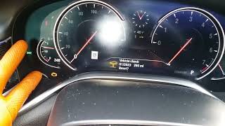 BMW 750i 2019 SERVICE LIGHT RESET