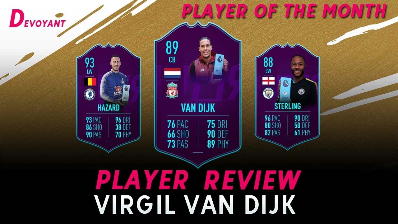 89 RATED POTM VAN DIJK REVIEW! / FIFA 19