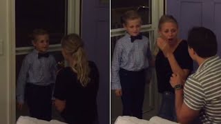 Watch Shy 7-Year-Old Help With Neighbor's Proposal: 'Can I Be Your Ring Berry?'