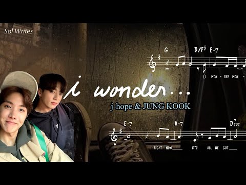i wonder... (KOR 리드시트 - 코드, 가사) - j-hope & Jung Kook