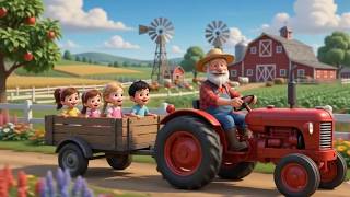 Learn Farm Animals with Old MacDonald! Fun Animal Sounds Song for Kids | Educational Nursery Rhymes