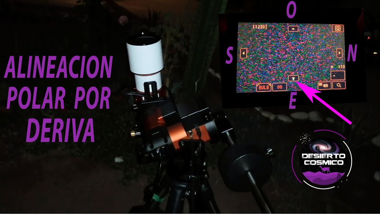 Alineación Polar por deriva (hemisferio sur) - Astrofotografia