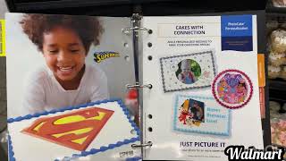 Walmart cake book. October 2023.