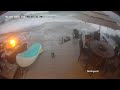 Big Wave Takes Out  Chairs