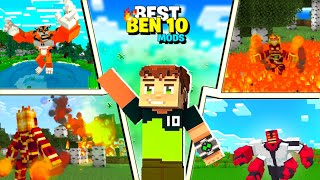 Top 3 Best BEN 10 Mods For Minecraft PE [1.21+] | "Minecraft Ben 10 Mods" 🤯