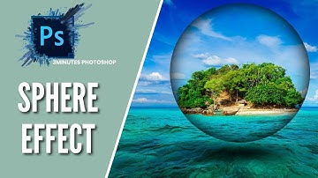 how to Turn an Image into a Sphere in #photoshop