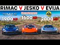 Forza Horizon 5 | Rimac Nevera VS Koenigsegg Jesko VS Lotus Evija | Petrol VS Electric Battle!