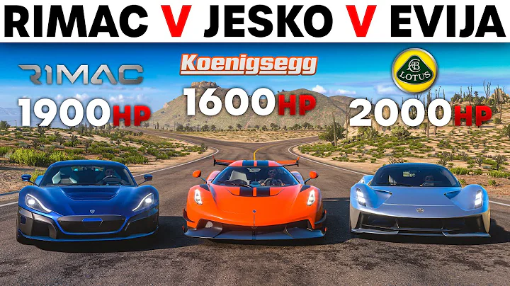 Forza Horizon 5 | Rimac Nevera VS Koenigsegg Jesko VS Lotus Evija | Petrol VS Electric Battle!