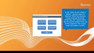 Using Illumina Experiment Manager (IEM) to Create a Sample Sheet for Illumina Libraries