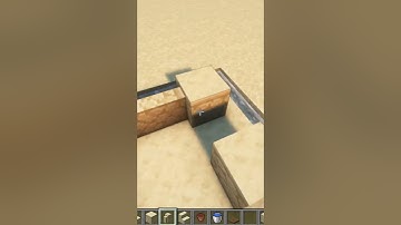 Minecraft Mini Desert Castle 🏰 #shorts