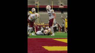 Parker Knutson INT at Gopher Football 2026 Spring Game