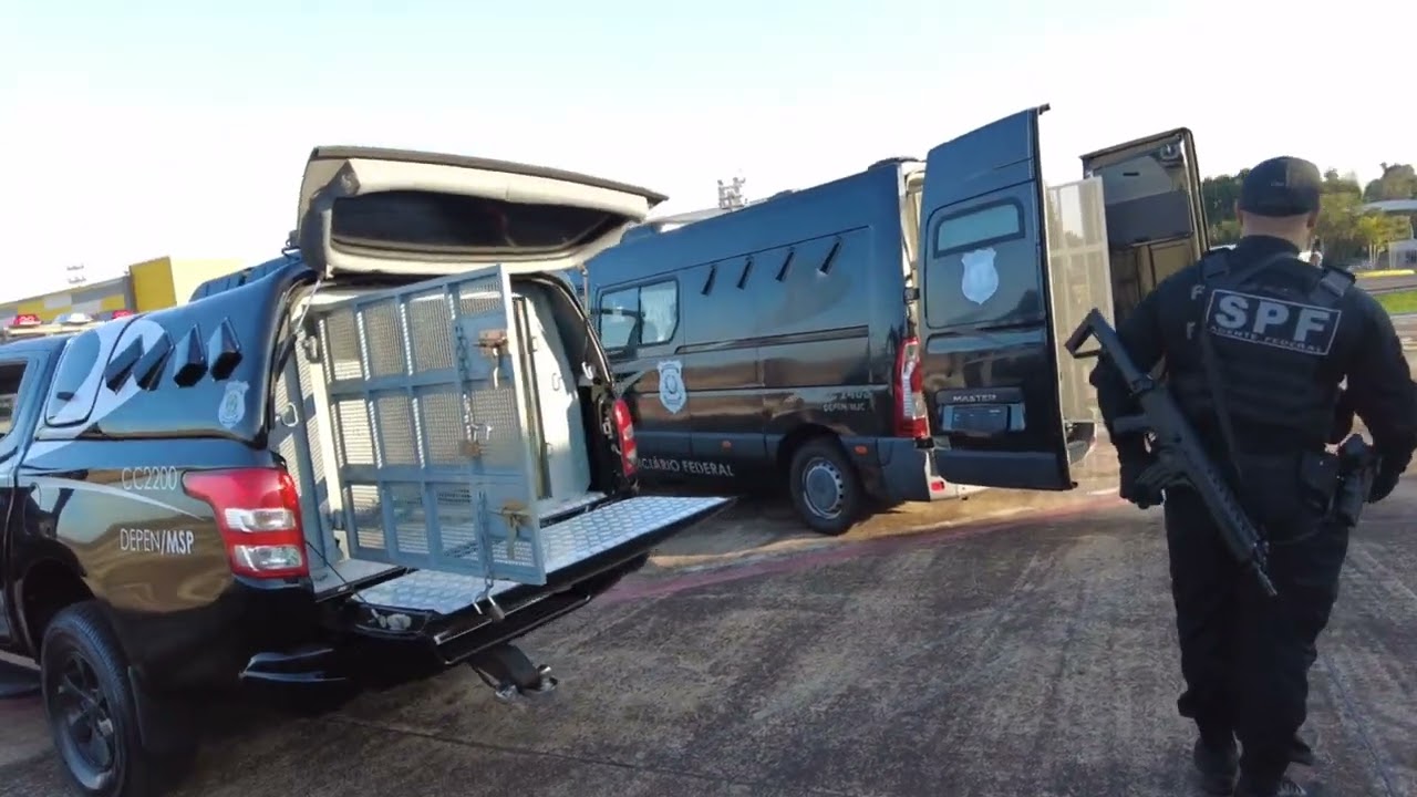 SENAPPEN transfere presos do RJ para o Sistema Penitenciário Federal