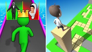 Giant Rush Vs Dash Stack🟠🟢🟡Max Levels Walkthrough Mobile Gameplay RW Profile