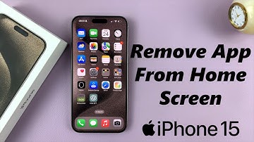 How To Remove App Icon From Home Screen On iPhone 15 & iPhone 15 Pro