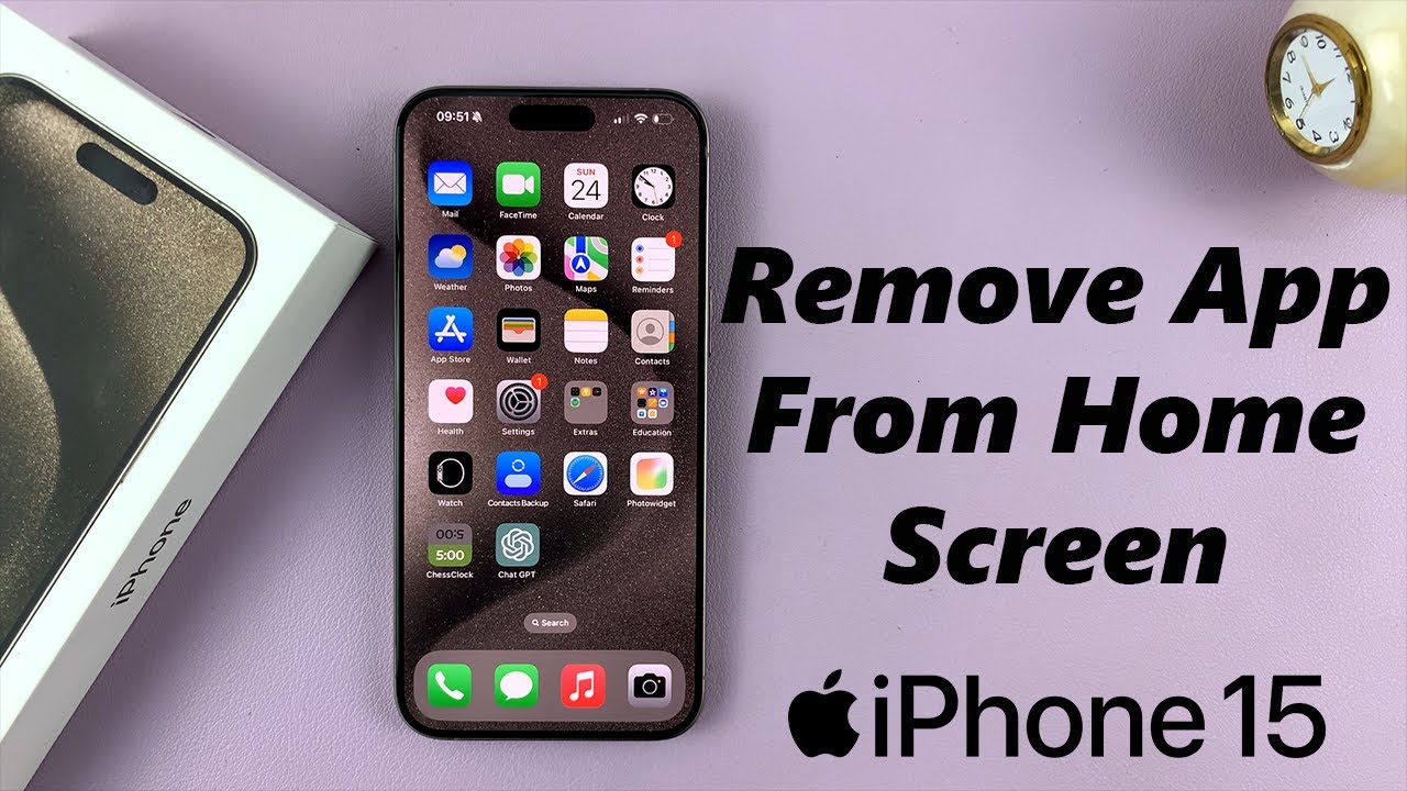 How To Remove App Icon From Home Screen On IPhone 15 IPhone 15 Pro