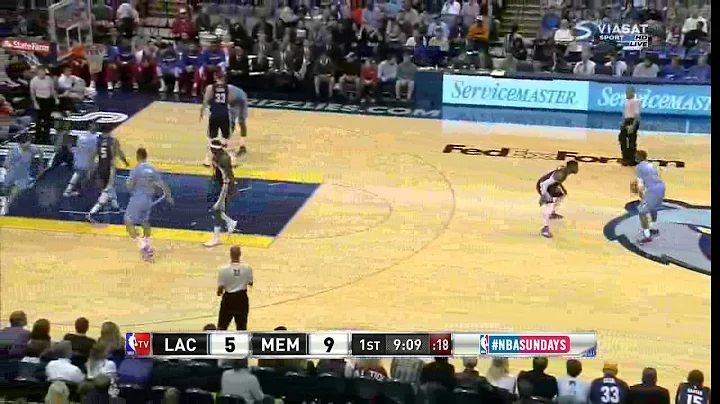 JJ Redick fake-pass and score | NBA | Grizzlies vs Clippers