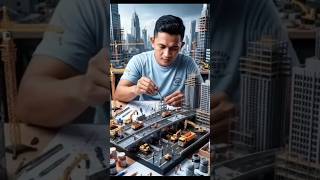 Insanely Detailed Miniature Road &amp; Building Project 🏗️🚧 | Cinematic Diorama Build
