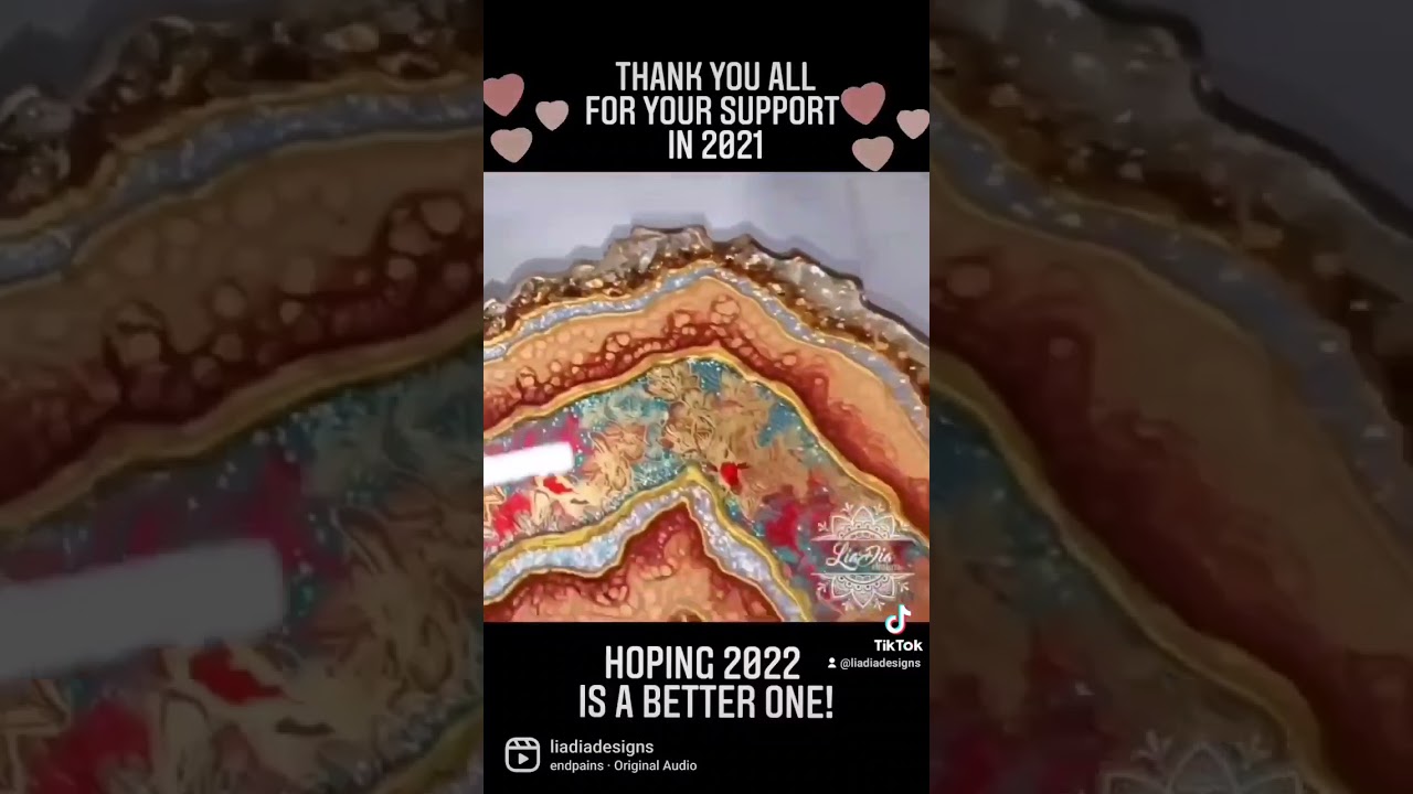 Epoxy resin art tiktok compilation 2021 with music 