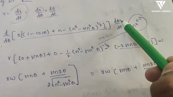 Velocity & acceleration of Slider Crank Mechanism || Dynamics of Machines || Theory of Machines