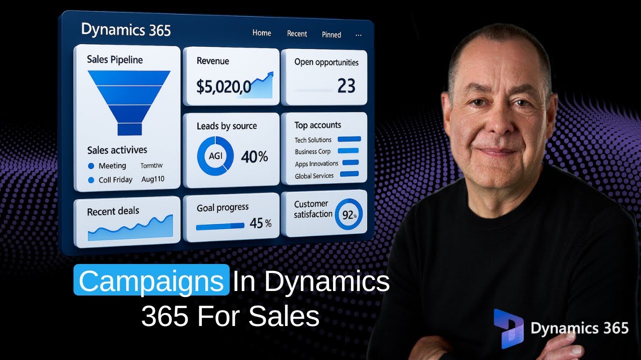 Campaigns In Dynamics 365 For Sales - YouTube