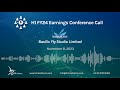 Basilic Fly Studio Limited H1 FY24 Earnings Conference Call