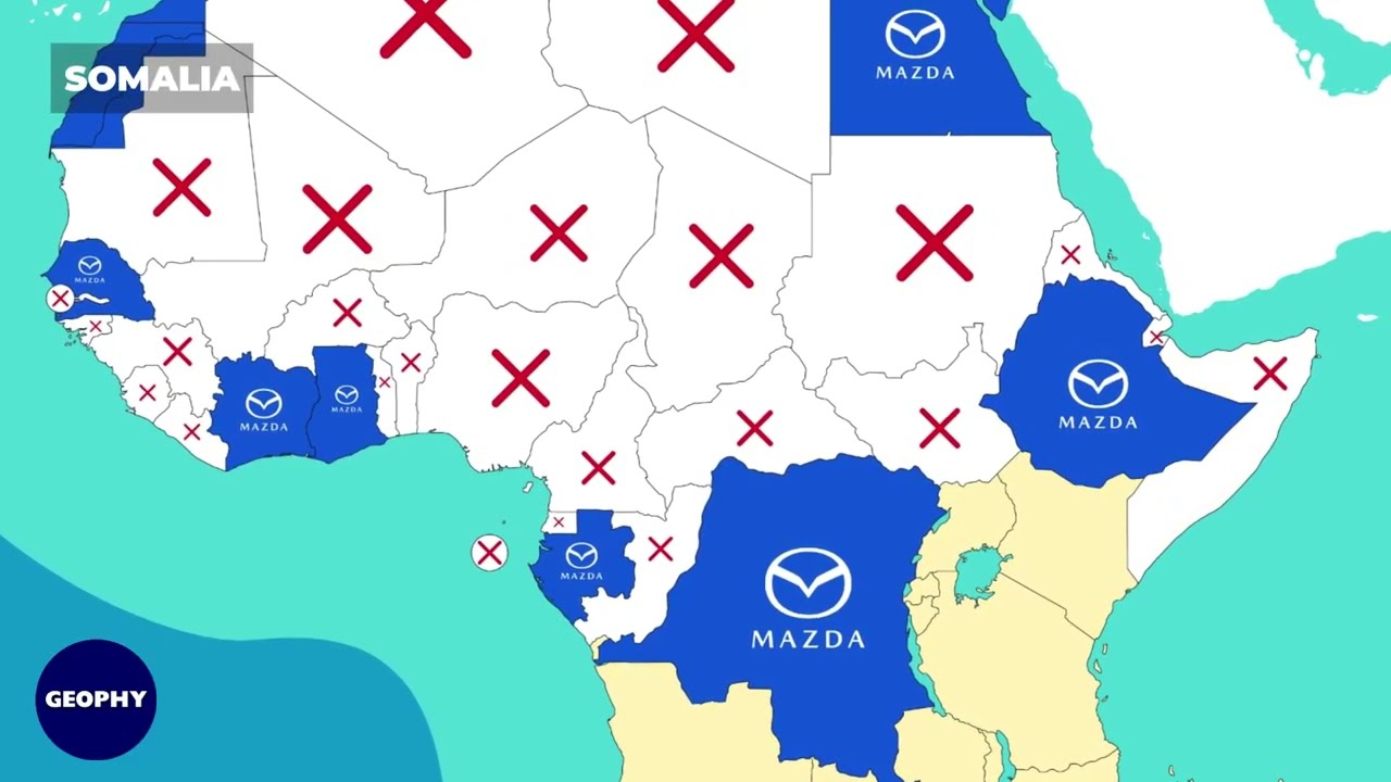 Is Mazda in Your Country? 🌍 Let’s Check the Global Map - YouTube