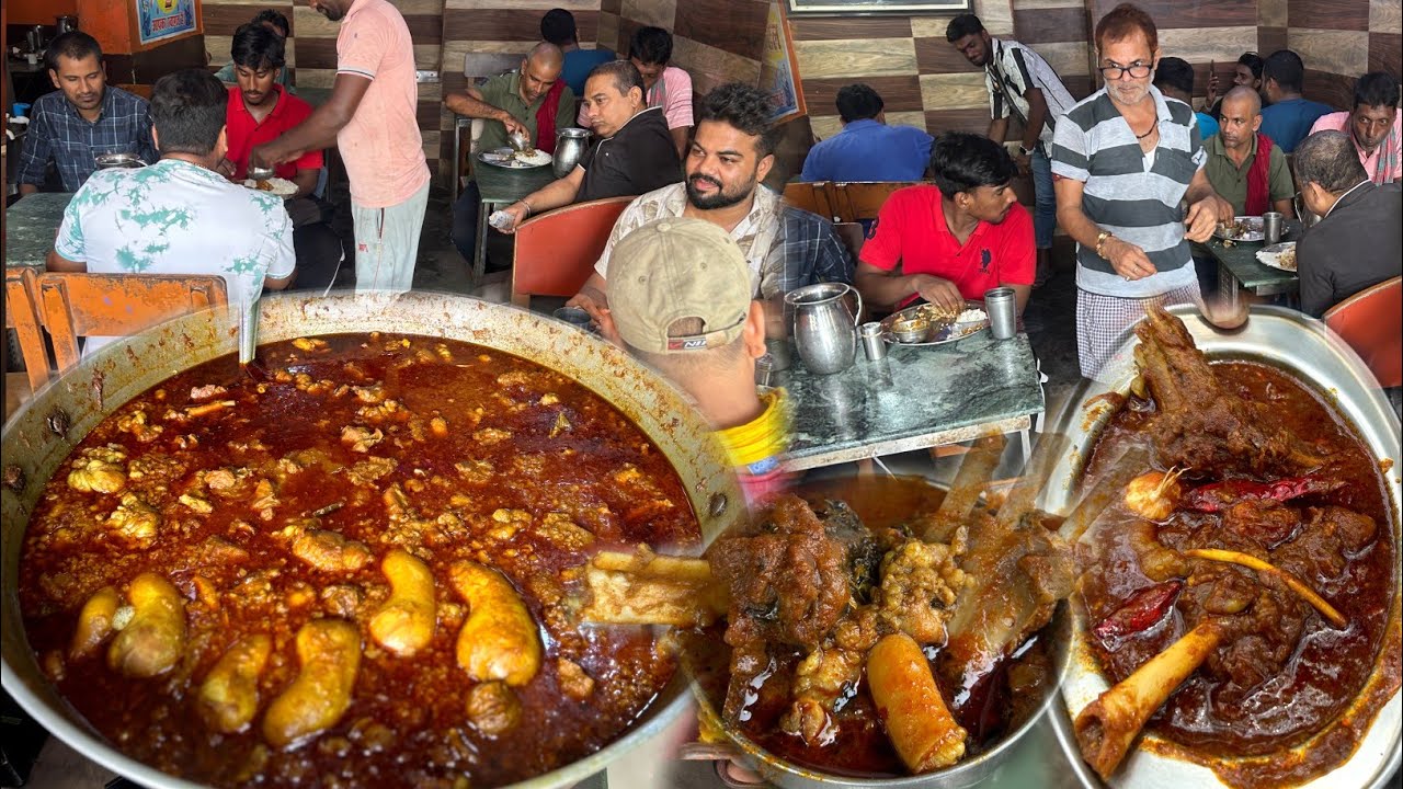 Bihar Hotel का बिहारी स्टाइल देसी MUTTON खाने के लिए लोगों का नंबर लगा रहता | Street Food bihar