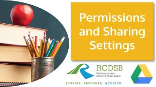 Permissions and Sharing in Google Drive