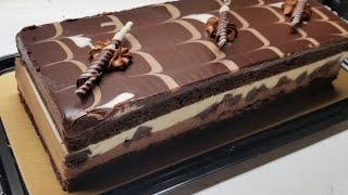 Tuxedo chocolate mousse cake ...