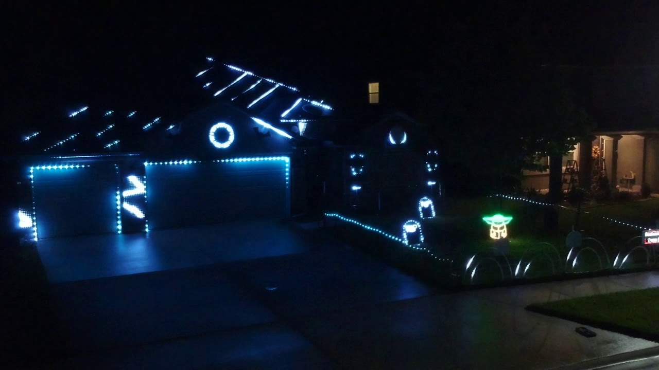 Enter Sandman (Metallica) Halloween Light Show YouTube