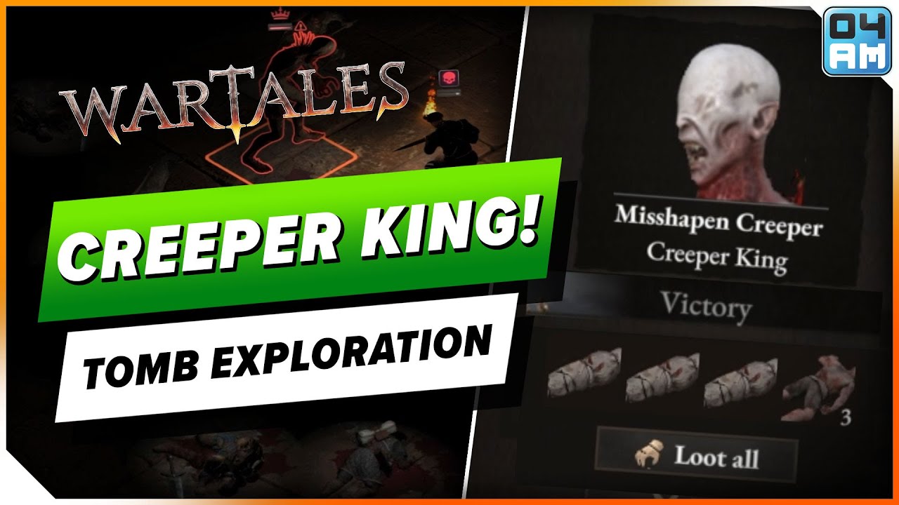 CREEPER KING! Wartales New Vertruse & Drombach Tomb Exploration Expert Difficulty Playthrough