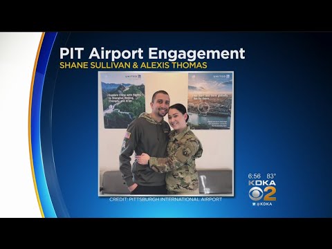 Couple Gets Engaged At Pittsburgh Airport Baggage Claim