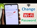 How to change wifi password  wifi password change  wifi ka password kaise change kare
