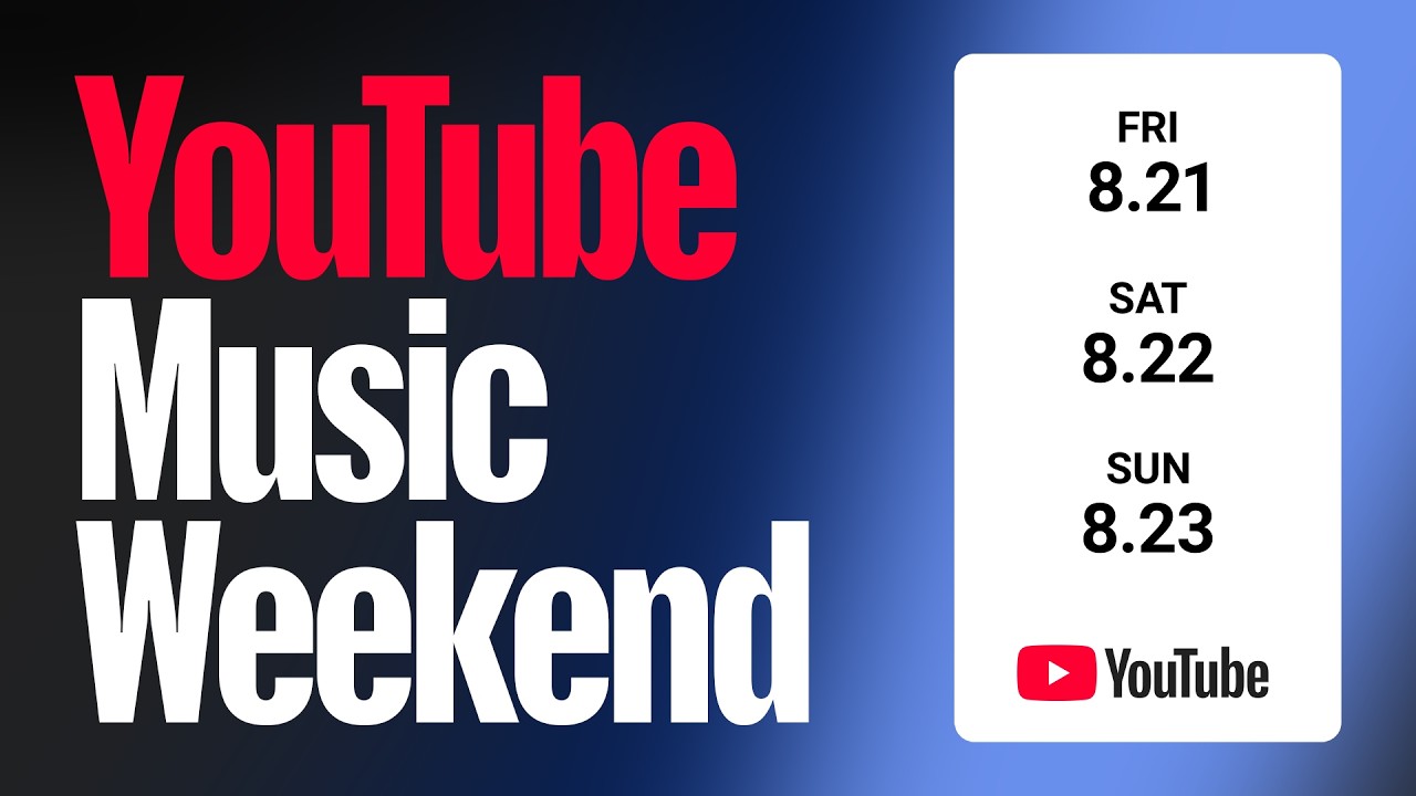 YouTube Music Weekend 12.0 開催決定!