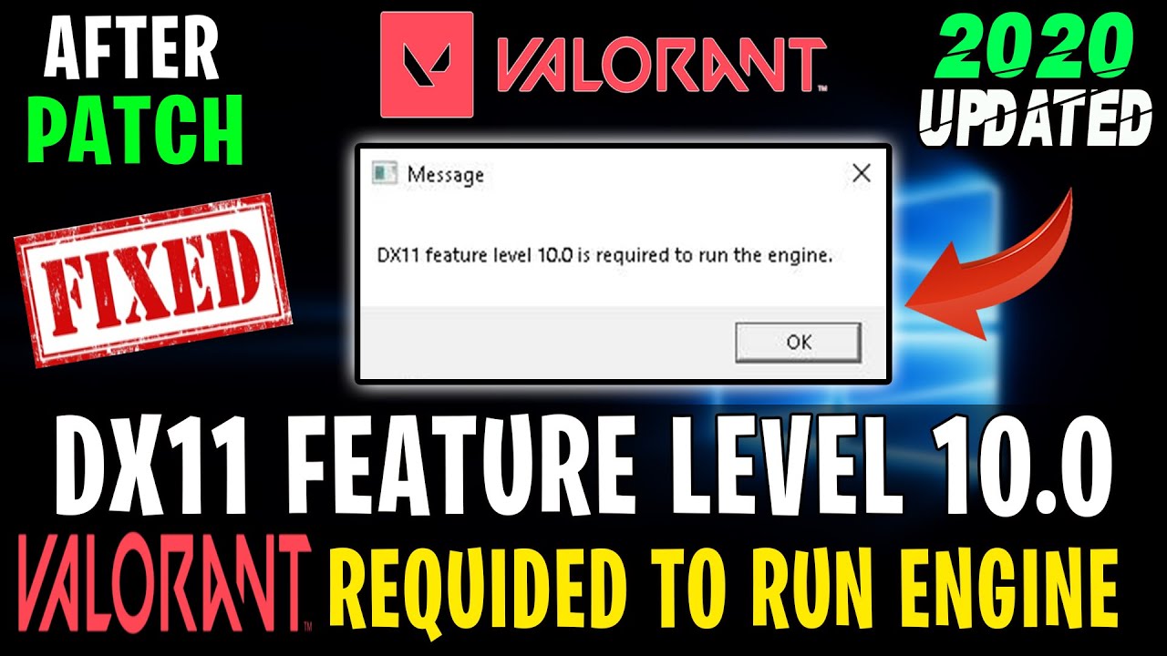 Dx11 feature level 10.0 valorant download adobe illustrator cs3 free download full version windows 7