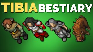 TIBIA BESTIARY Bandit, Boar, Rabbit, Smugler, Wild Warrior - Outlaw Camp