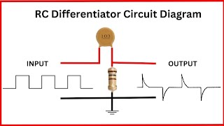 How easily we can make an RC differentiator circuit on a breadboard 
