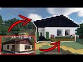 Minecraft vs Real life! How to build a House of quartz and blackstone tutorial [ House designs #7 ]